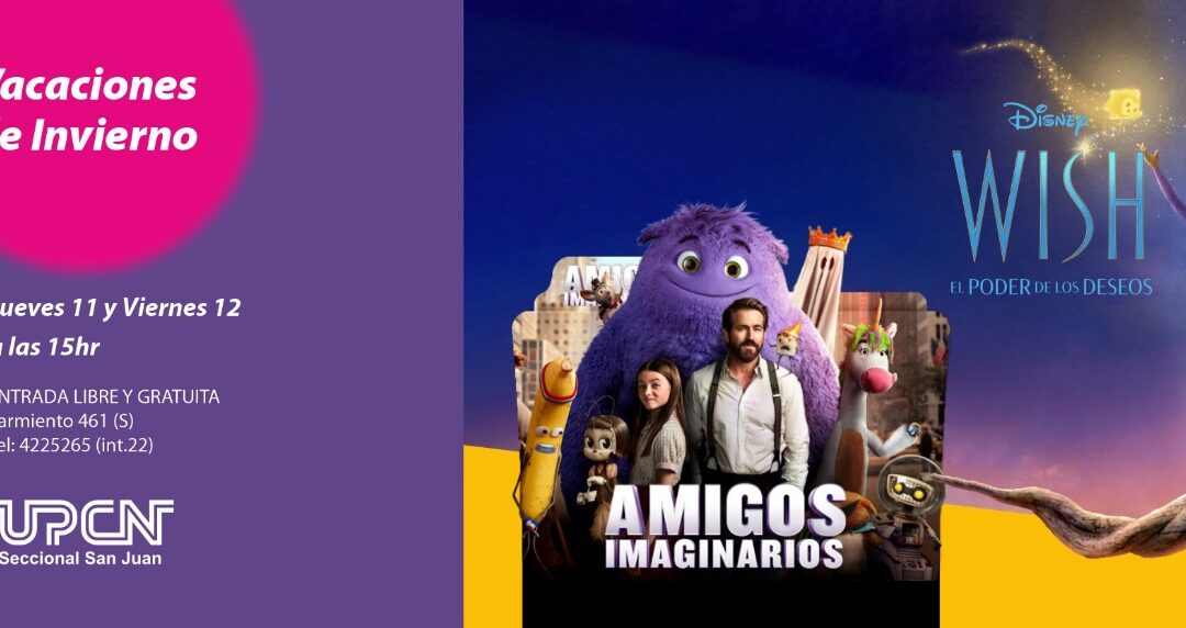 ¡Cine en vacaciones de invierno!