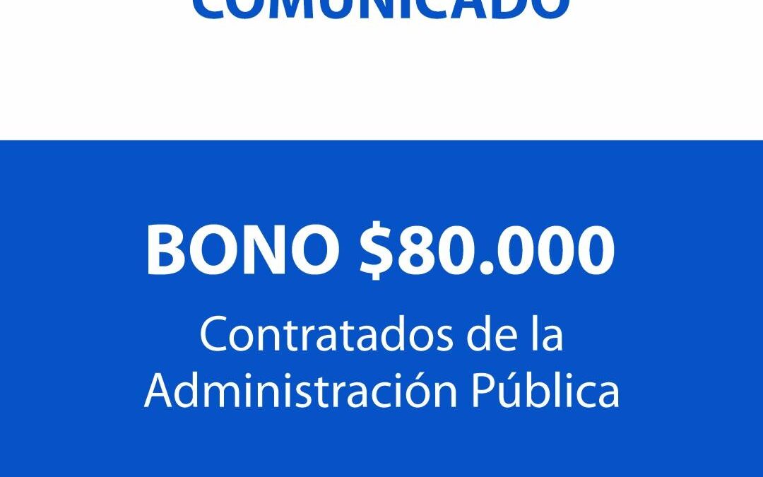 Pago de bono a contratados