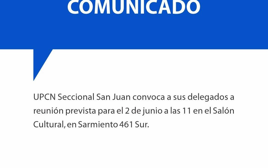 Convocatoria a delegados